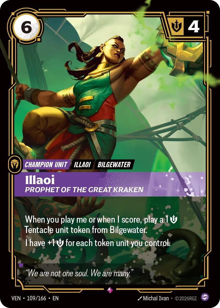 Illaoi, Prophet of the Great Kraken (109/166) (VEN)
