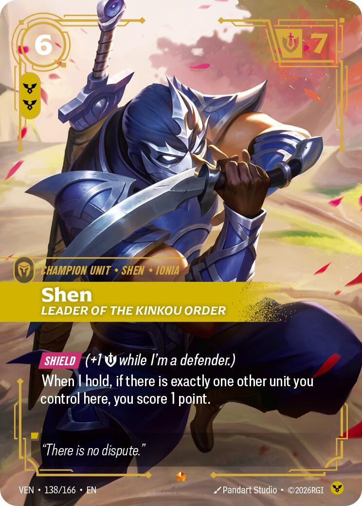 Shen, Leader of the Kinkou Order (138/166) (VEN)