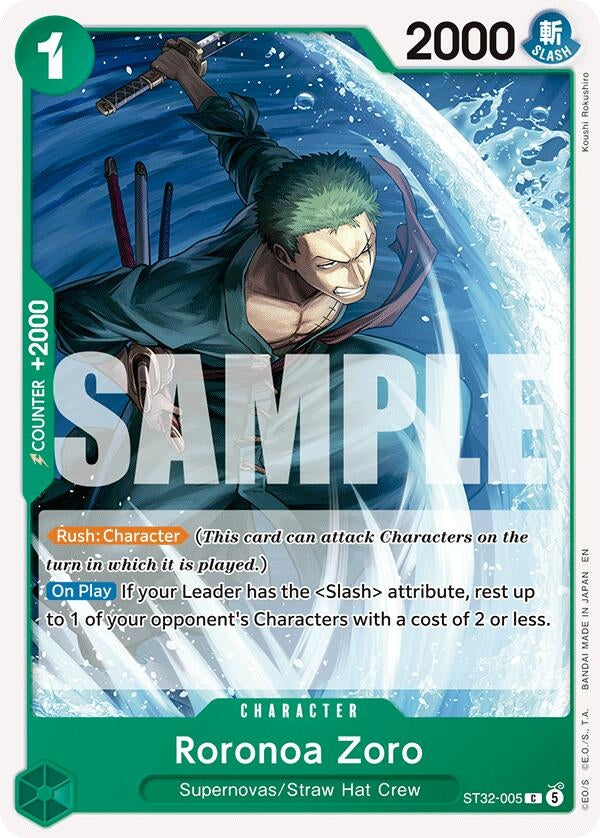 Roronoa Zoro (ST32-005) (ST32-005) (ST-32)