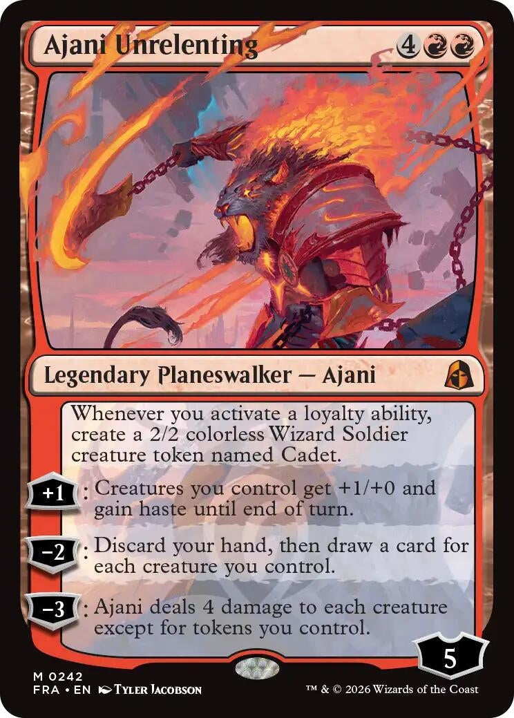 Ajani Unrelenting (242) (FRA)