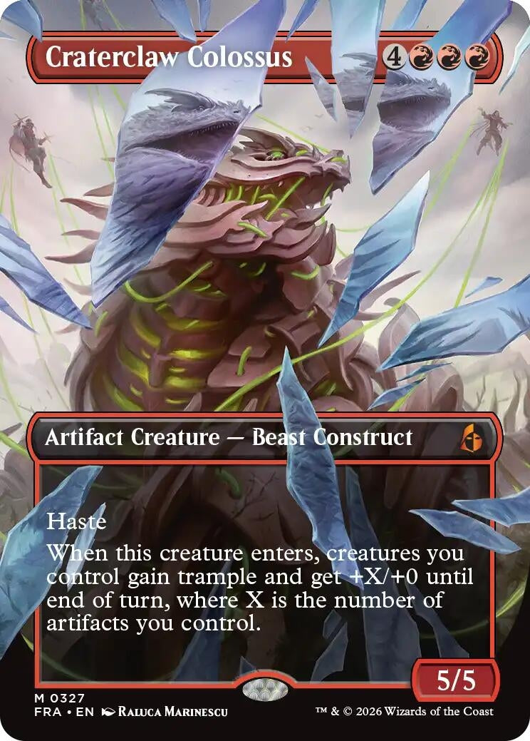 Craterclaw Colossus (Borderless) (0327) (327) (FRA)