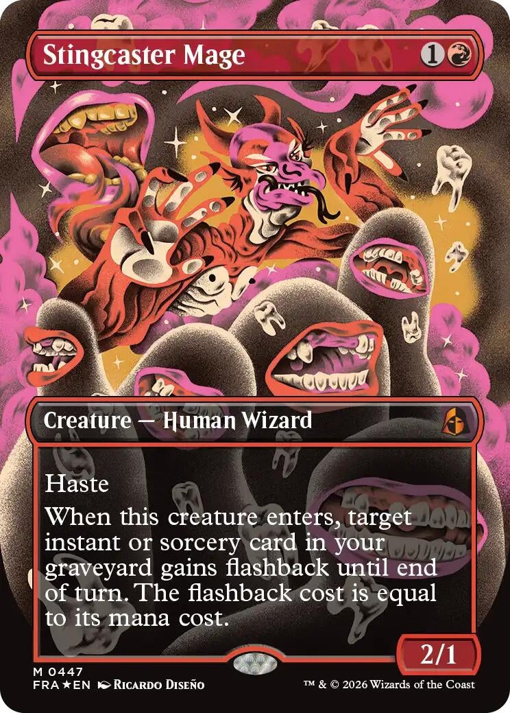 Stingcaster Mage (Borderless) (0447) (447) (FRA)