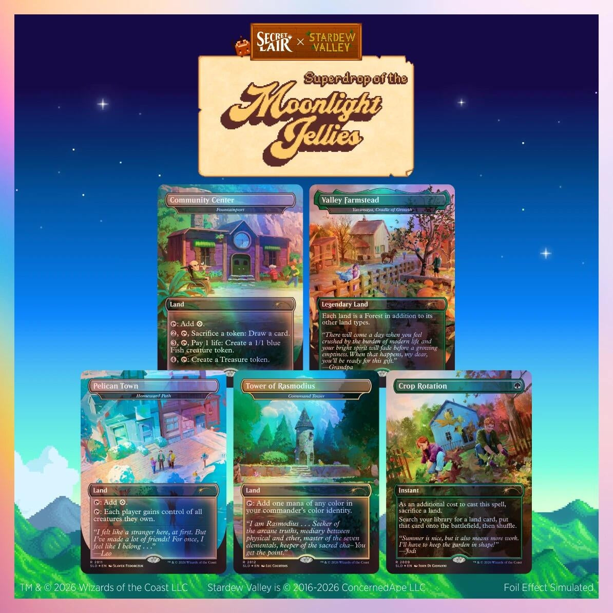 Image for Secret Lair Drop: Secret Lair x Stardew Valley: Life in Pelican Town - Traditional Foil Edition - Magic: The Gathering