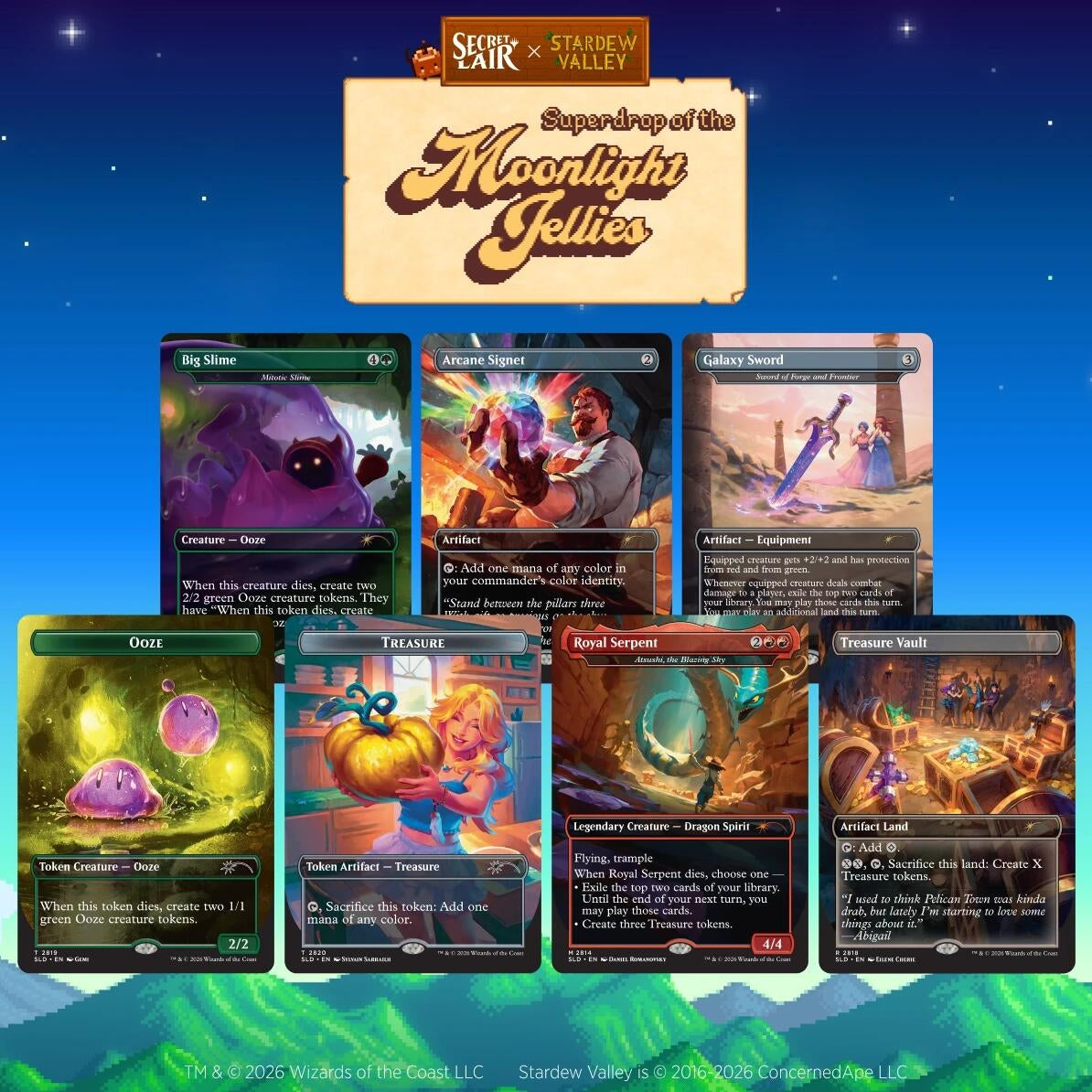 Secret Lair Drop: Secret Lair x Stardew Valley: A Flicker in the Deep - Non-Foil Edition