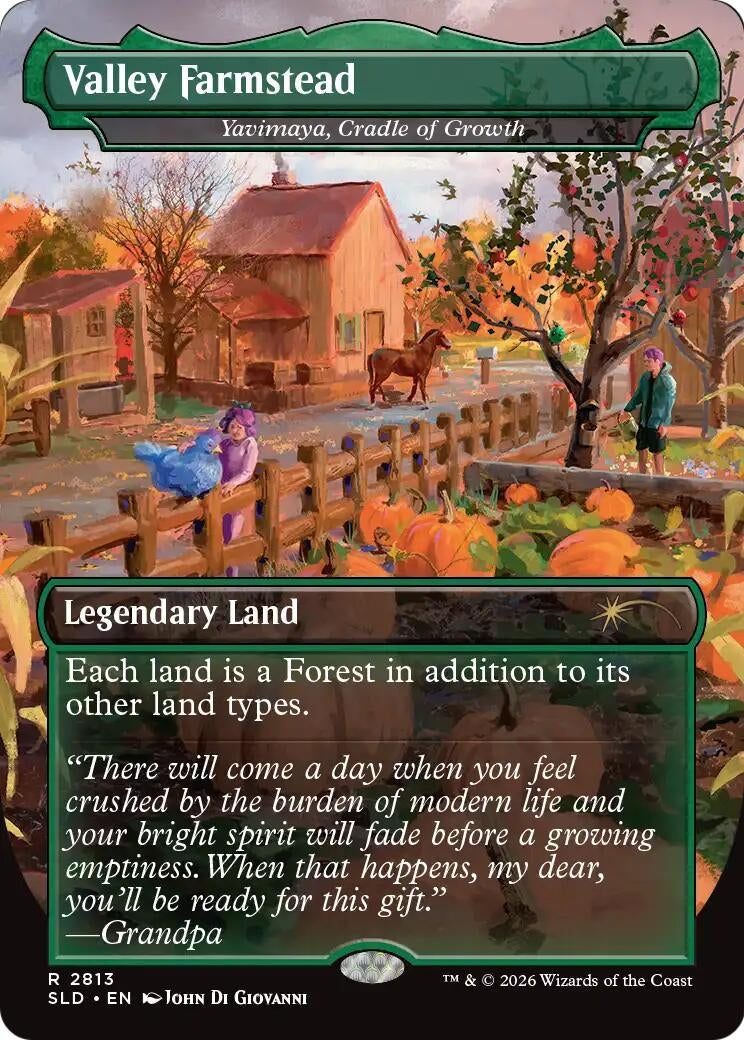 Valley Farmstead - Yavimaya, Cradle of Growth (2813) (SLD)