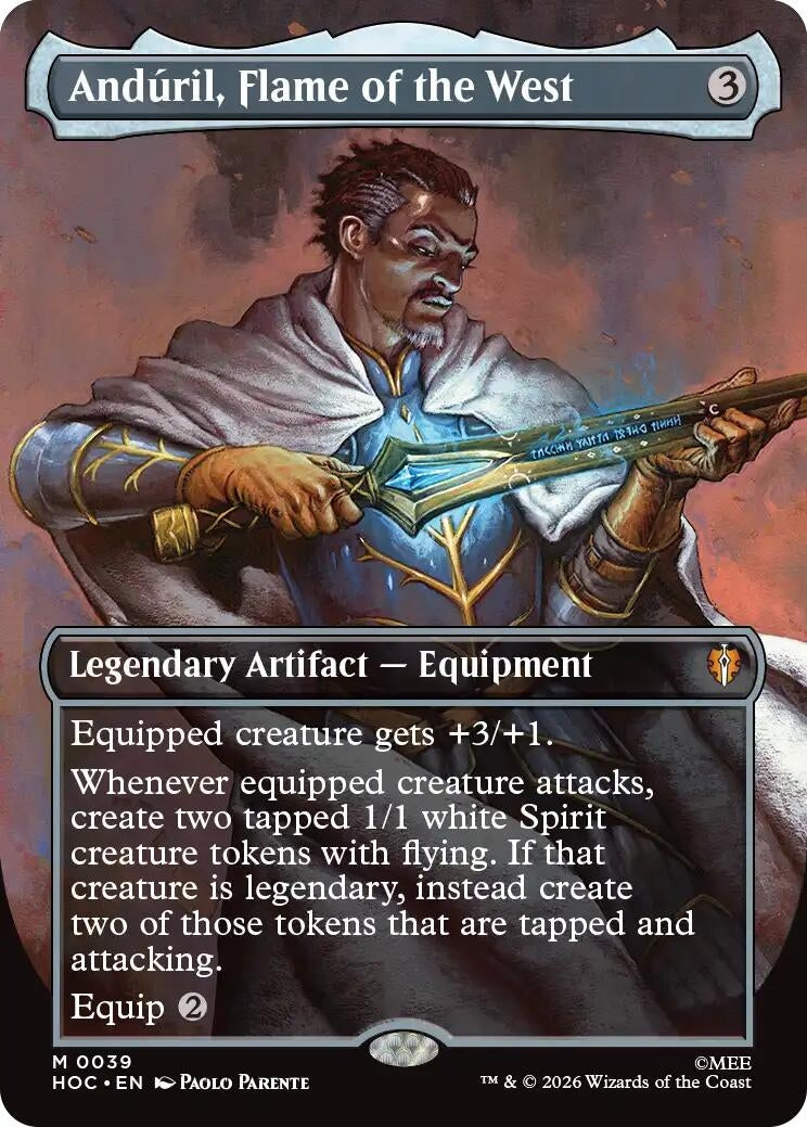 Anduril, Flame of the West (Borderless) (39) (HOC)