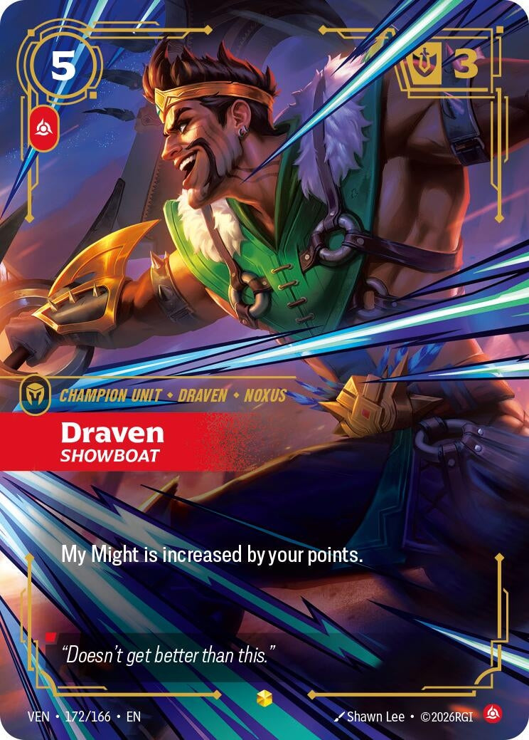 Draven, Showboat (172/166) (VEN)