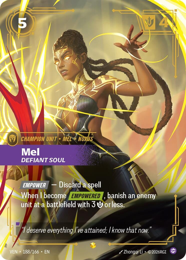 Mel - Defiant Soul (Overnumbered) (188/166) (VEN)