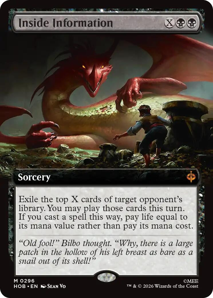 Inside Information (Extended Art) (296) (HOB)