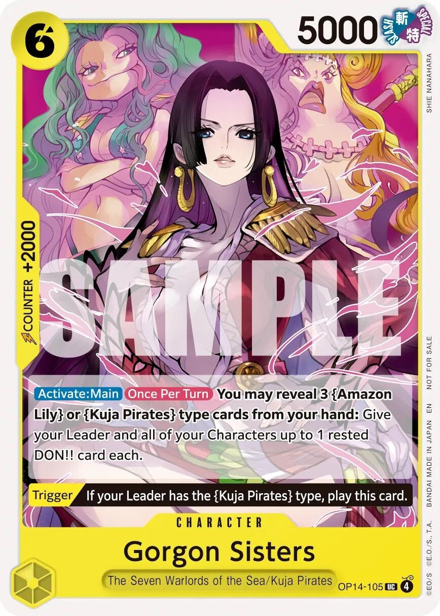 Gorgon Sisters (Tournament Pack 2026 Vol. 3) (OP14-105) (OP-PR)