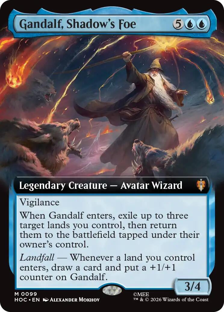 Gandalf, Shadow's Foe (Extended Art) (99) (HOC)
