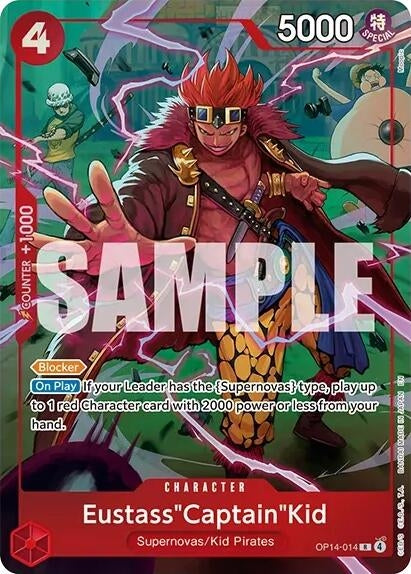 Eustass"Captain"Kid (One Piece Card Game Illustration Box Vol. 8) (OP14-014) (OP-PR)