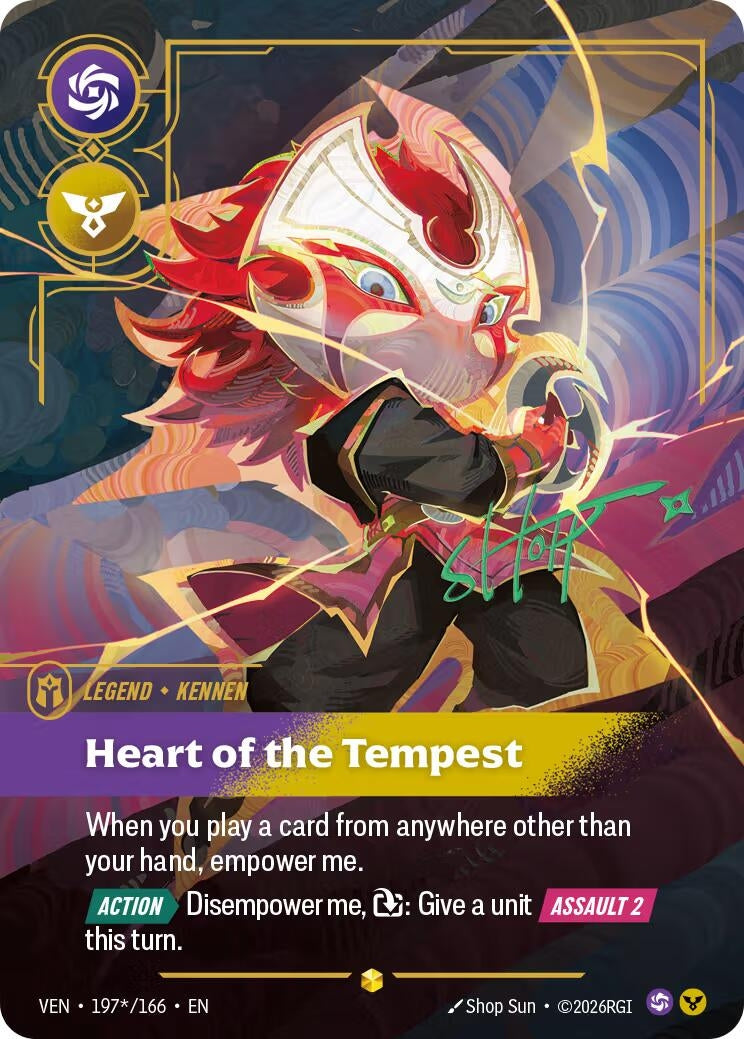 Kennen, Heart of the Tempest (Signature) (197*/166) (VEN)