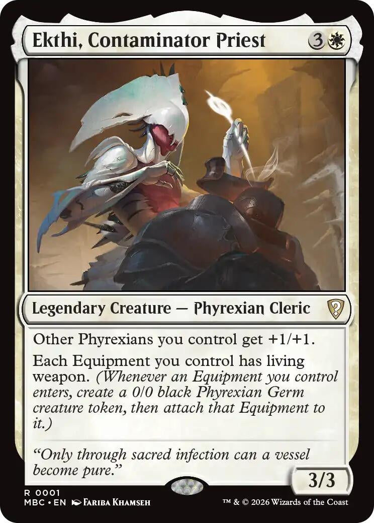 Image for Ekthi, Contaminator Priest (1) (MBC) - Magic: The Gathering