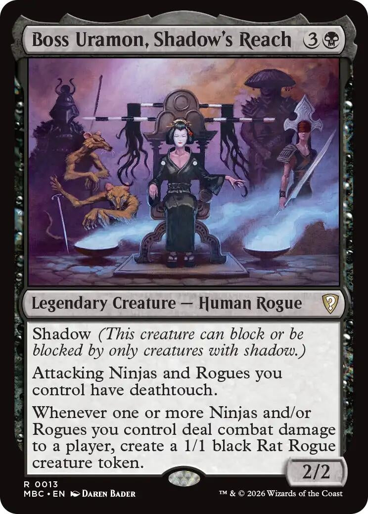 Image for Boss Uramon, Shadow's Reach (13) (MBC) - Magic: The Gathering