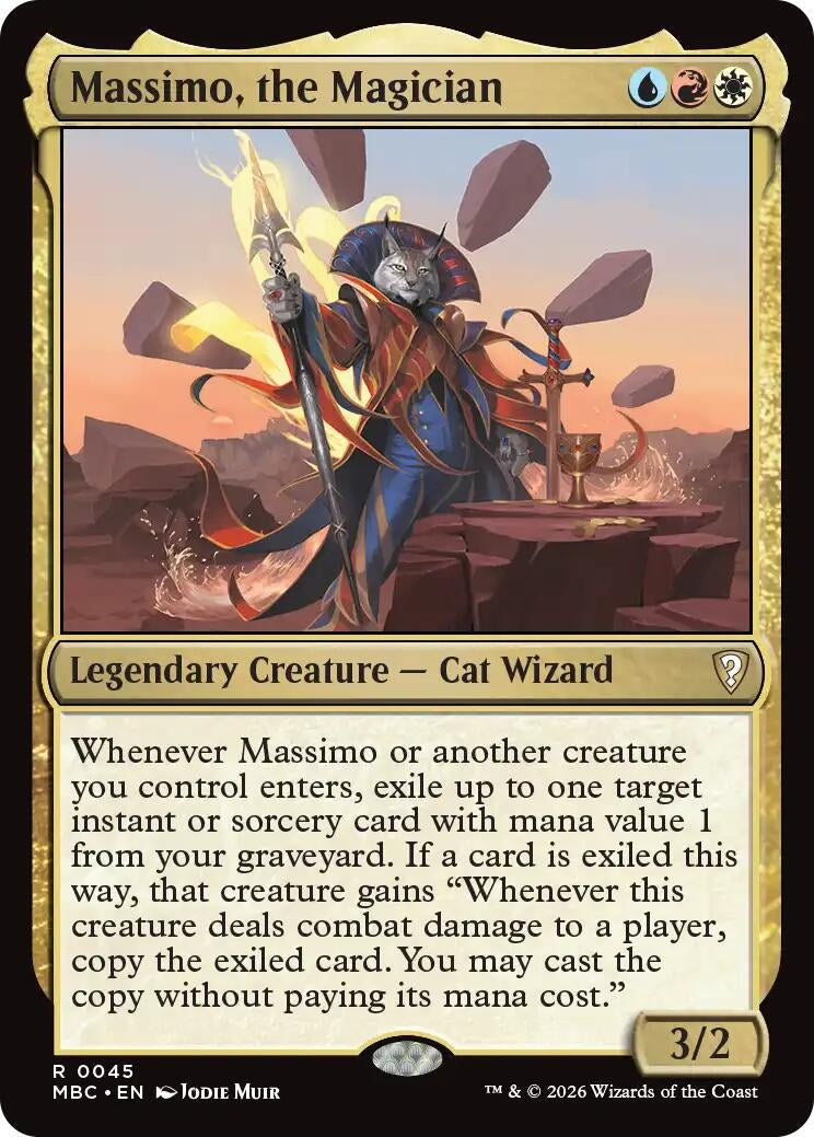 Image for Massimo, the Magician (45) (MBC) - Magic: The Gathering
