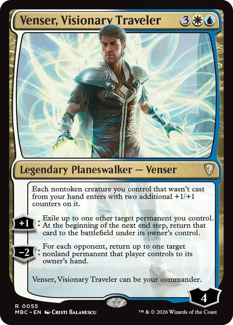 Venser, Visionary Traveler (55) (MBC)