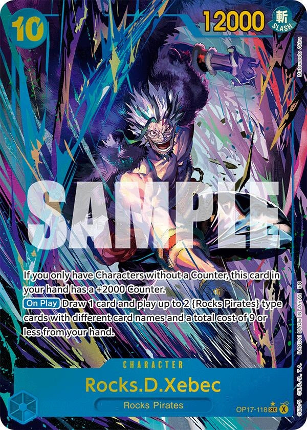 Rocks.D.Xebec (118) (Alternate Art) (OP17-118) (OP17)