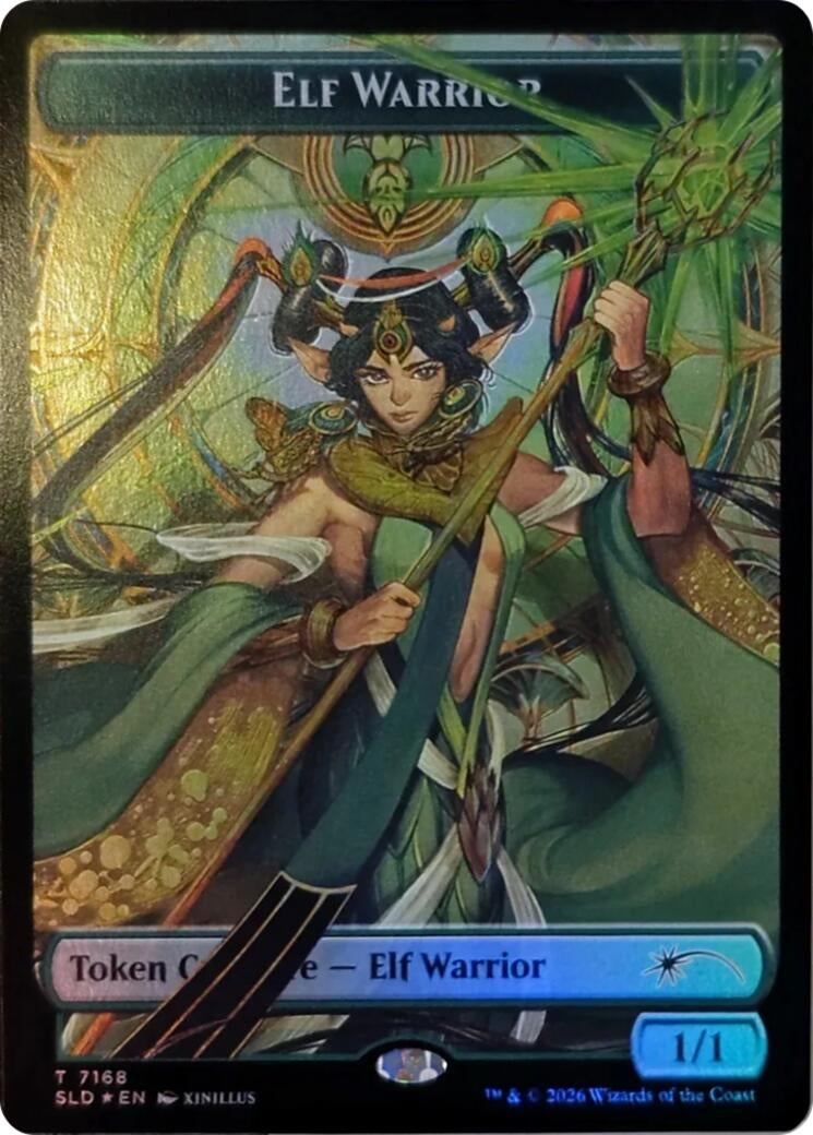 Elf Warrior Token (7168) (7168) (SLD)