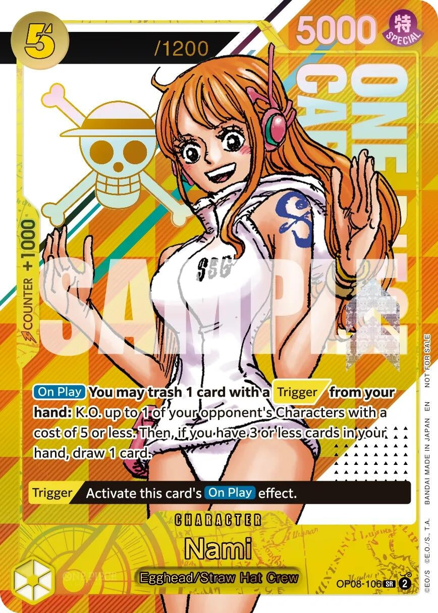 Image for Nami (CS 26-27 Celebration Pack) (Serial Numbered) (OP08-106) (OP-PR) - One Piece Card Game