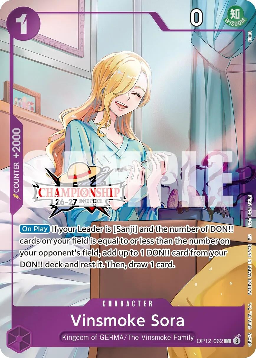 Vinsmoke Sora (CS 26-27 Celebration Pack) (OP12-062) (OP-PR)
