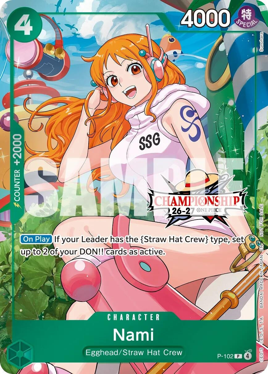 Image for Nami (CS 26-27 Celebration Pack) (P-102) (OP-PR) - One Piece Card Game