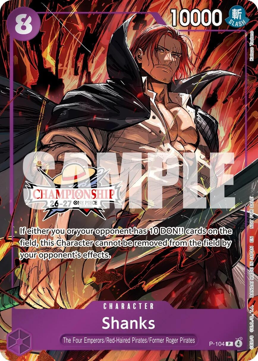 Shanks (CS 26-27 Celebration Pack) (P-104) (OP-PR)