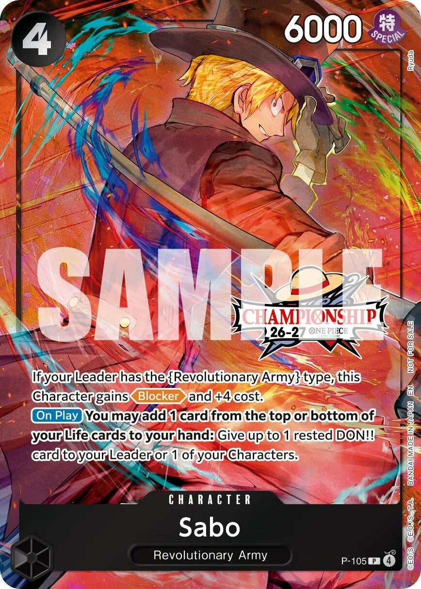 Sabo (CS 26-27 Celebration Pack) (P-105) (OP-PR)