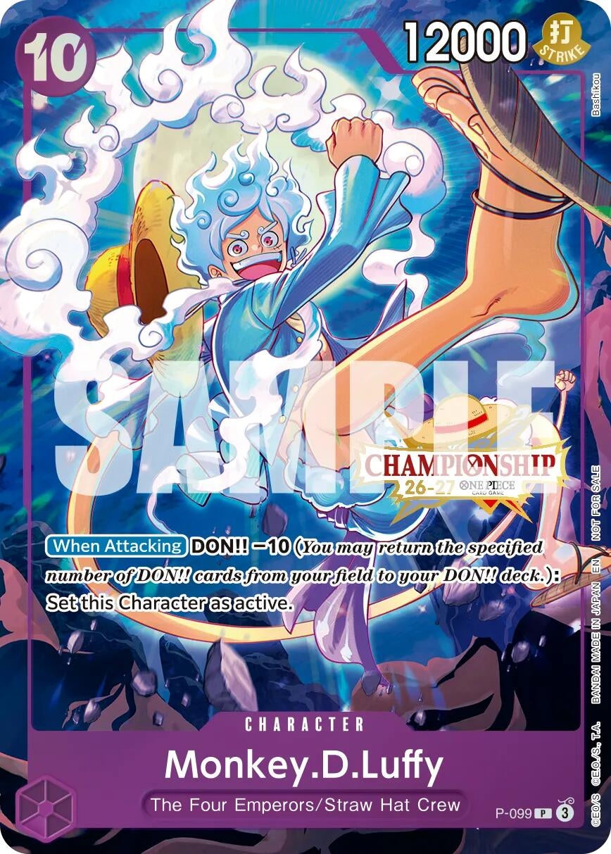Monkey.D.Luffy (CS 26-27 Event Pack Finalist Ver.) (P-099) (OP-PR)