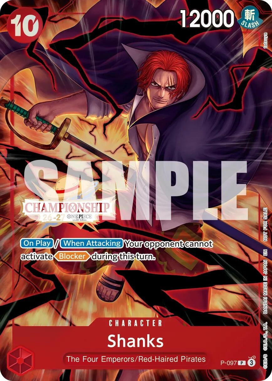 Image for Shanks (CS 26-27 Event Pack Finalist Ver.) (P-097) (OP-PR) - One Piece Card Game