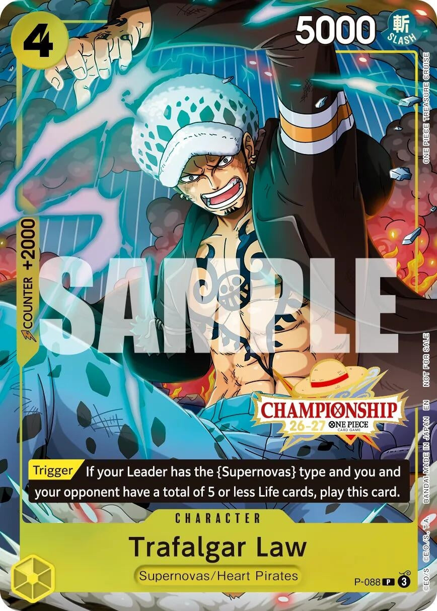 Trafalgar Law (CS 26-27 Event Pack Finalist Ver.) (P-088) (OP-PR)