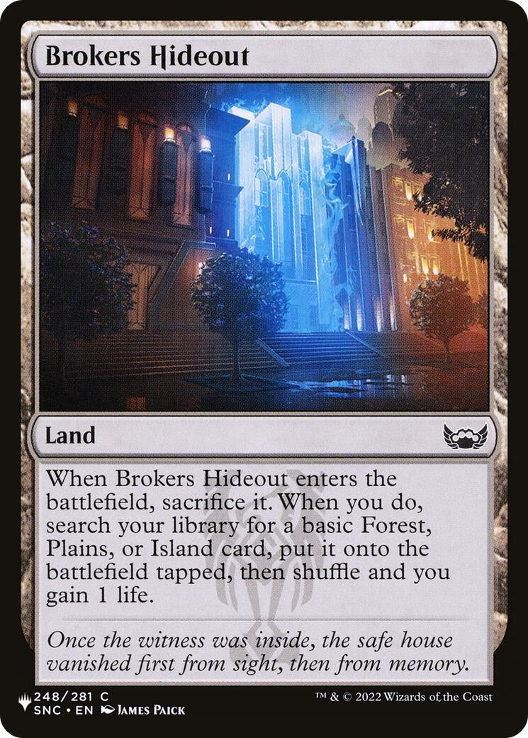 Brokers Hideout (248) (LIST)