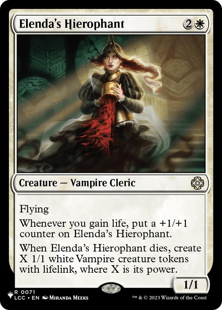 Elenda's Hierophant (71) (LIST)