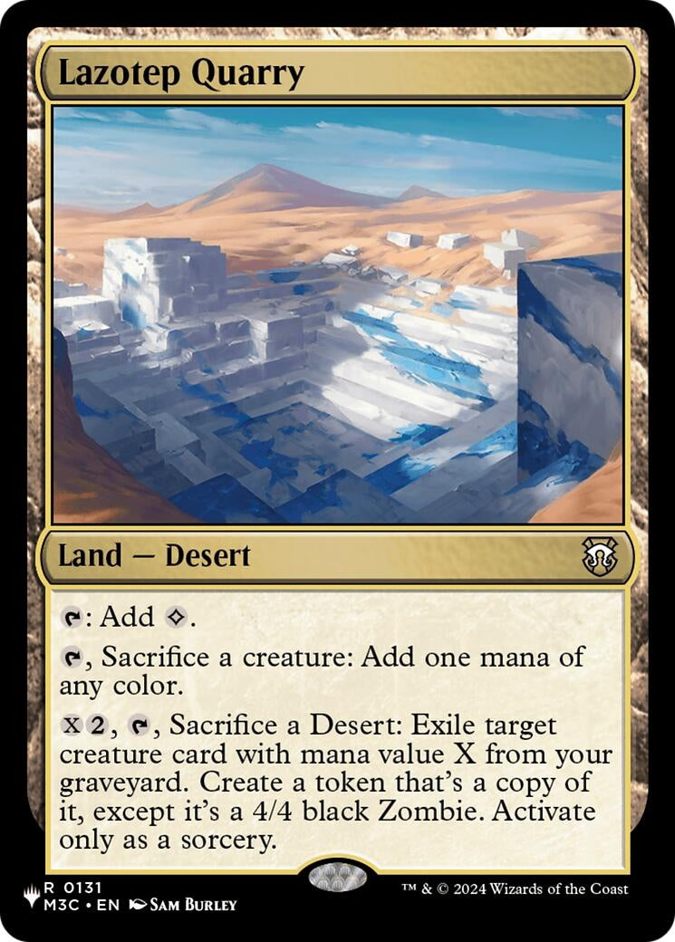 Image for Lazotep Quarry (131) (LIST) - Magic: The Gathering