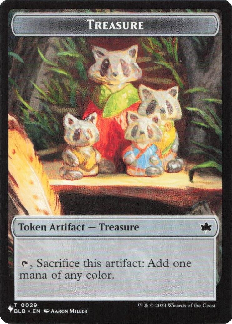 Treasure // Spider Double-Sided Token (29 // 29) (LIST)