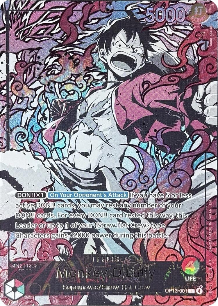 Monkey.D.Luffy (English Version 3rd Anniversary Set) (OP13-001) (OP-PR)