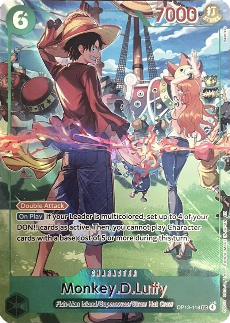 Monkey.D.Luffy (118) (English Version 3rd Anniversary Set) (OP13-118) (OP-PR)
