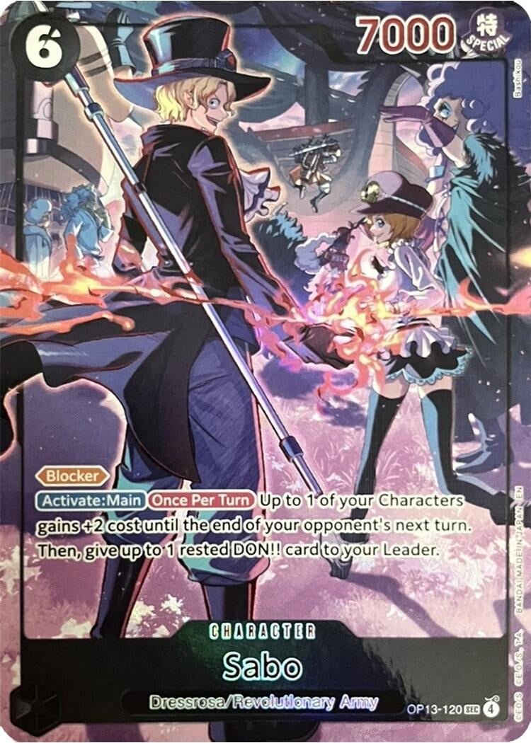 Sabo (120) (English Version 3rd Anniversary Set) (OP13-120) (OP-PR)
