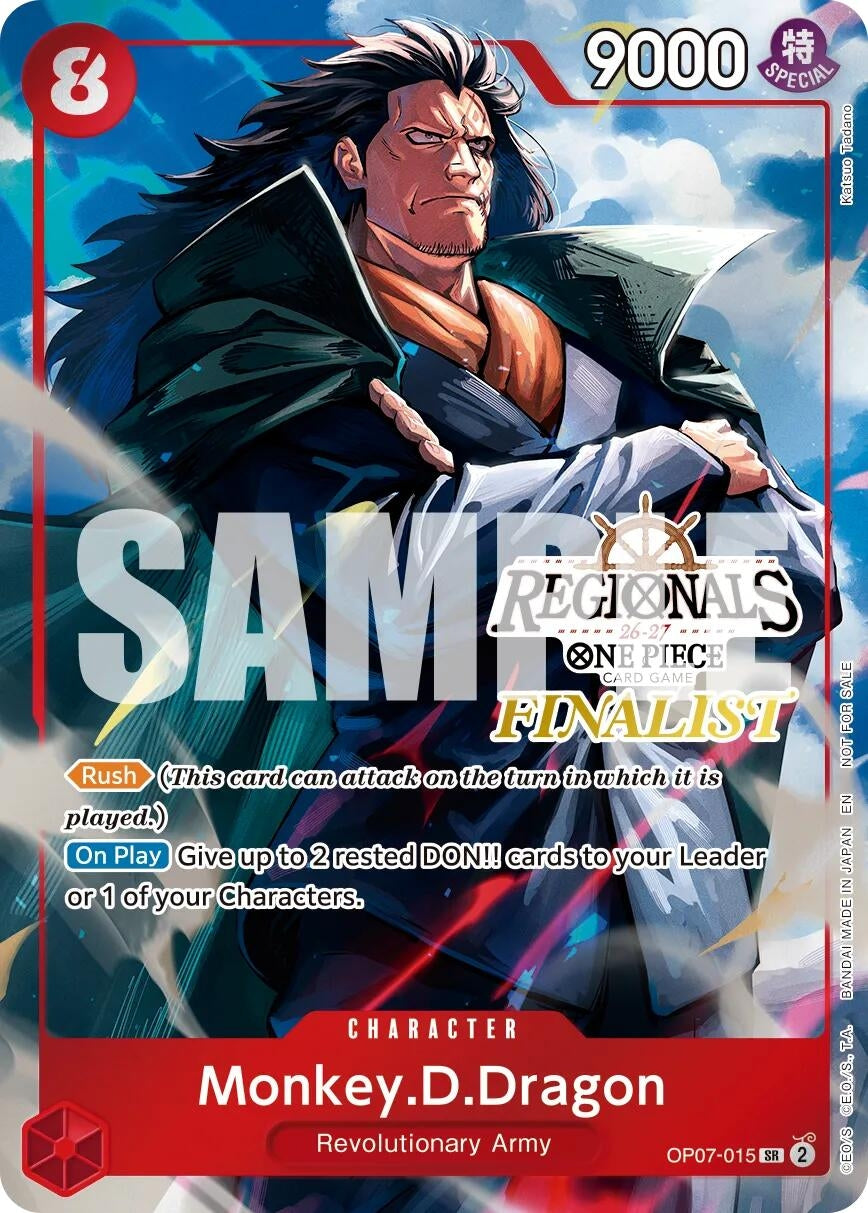Monkey.D.Dragon (Regionals Finalist Card Set 26-27 Vol.2) (OP07-015) (OP-PR)