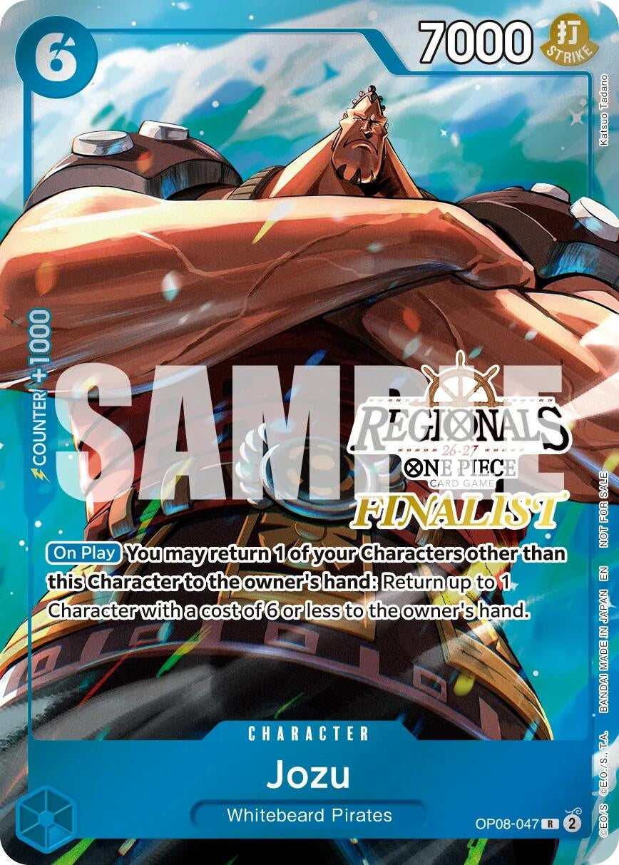 Jozu (Regionals Finalist Card Set 26-27 Vol.2) (OP08-047) (OP-PR)