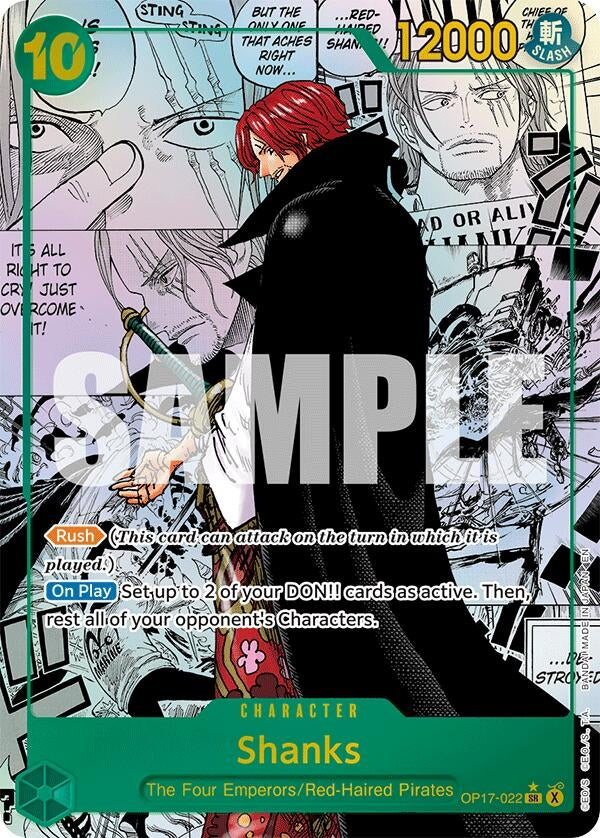 Shanks (022) (Manga) (OP17-022) (OP17)