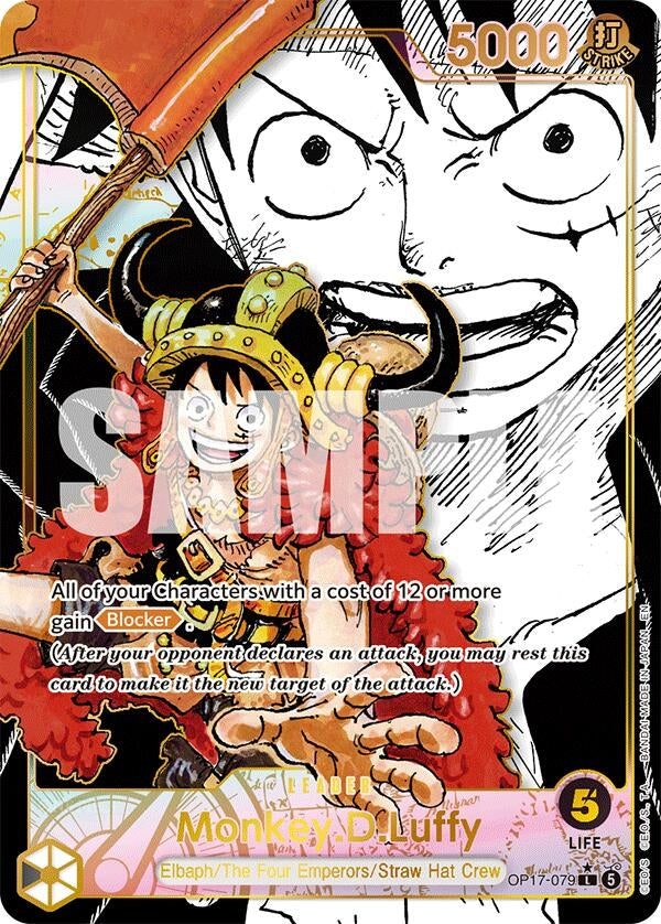 Monkey.D.Luffy (079) (Super Leader Alternate Art) (OP17-079) (OP17)