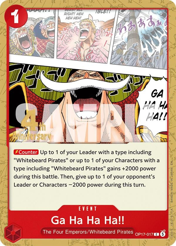 Ga Ha Ha Ha!! (OP17-017) (OP17 RE)