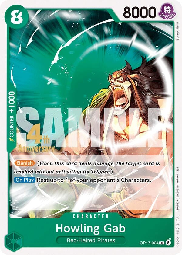 Howling Gab (OP17-024) (OP17 RE)