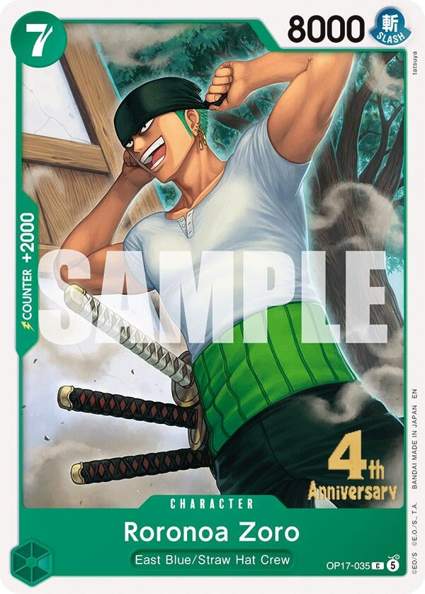 Roronoa Zoro (035) (OP17-035) (OP17 RE)