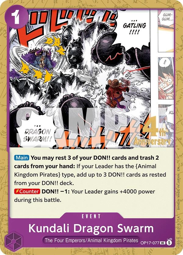 Kundali Dragon Swarm (OP17-077) (OP17 RE)