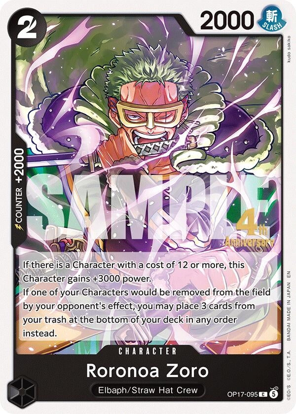 Roronoa Zoro (095) (OP17-095) (OP17 RE)