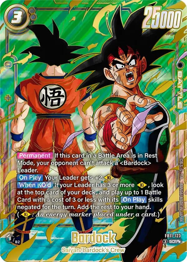Bardock - FB11-123 (Super Alternate Art) (FB11-123) (FB11)
