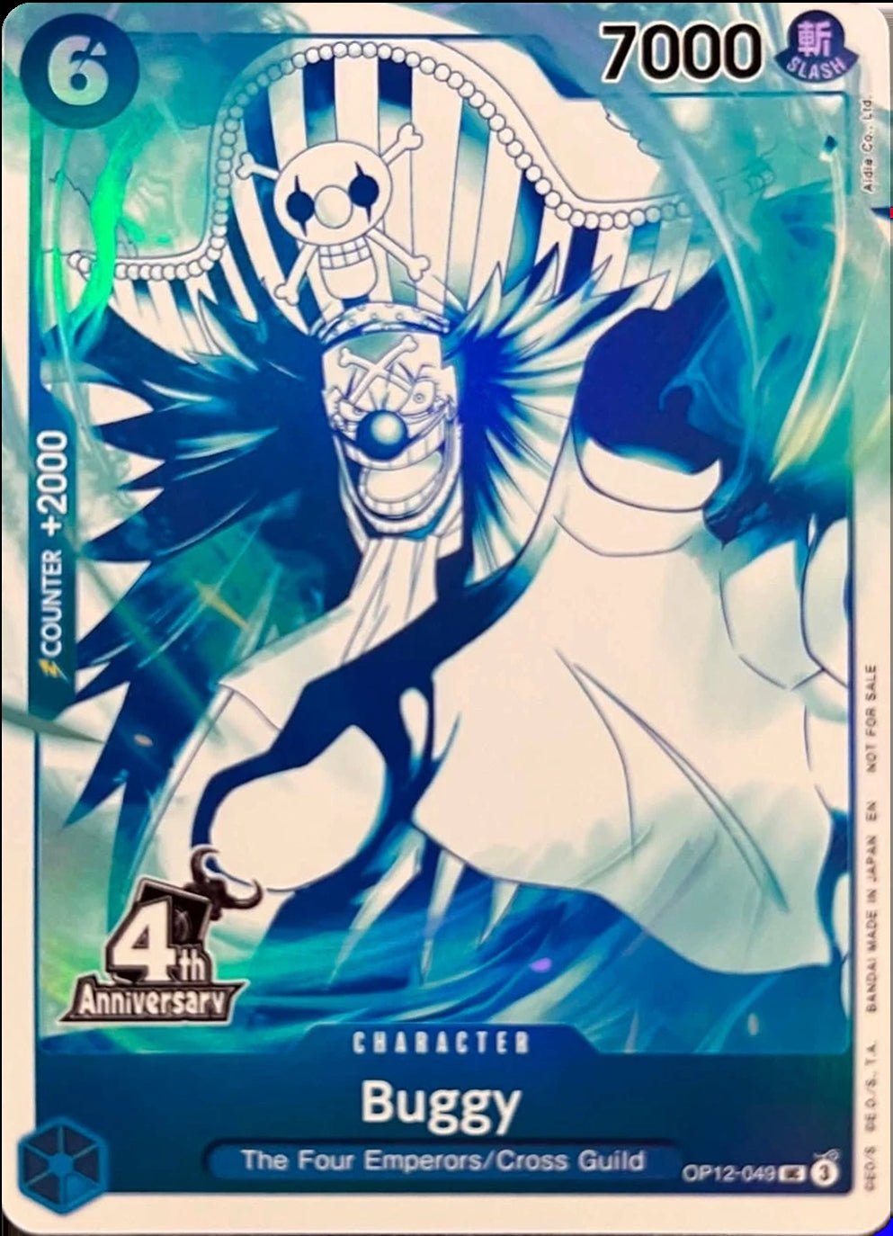 Buggy (4th Anniversary Treasure Campaign Pack) (OP12-049) (OP-PR)