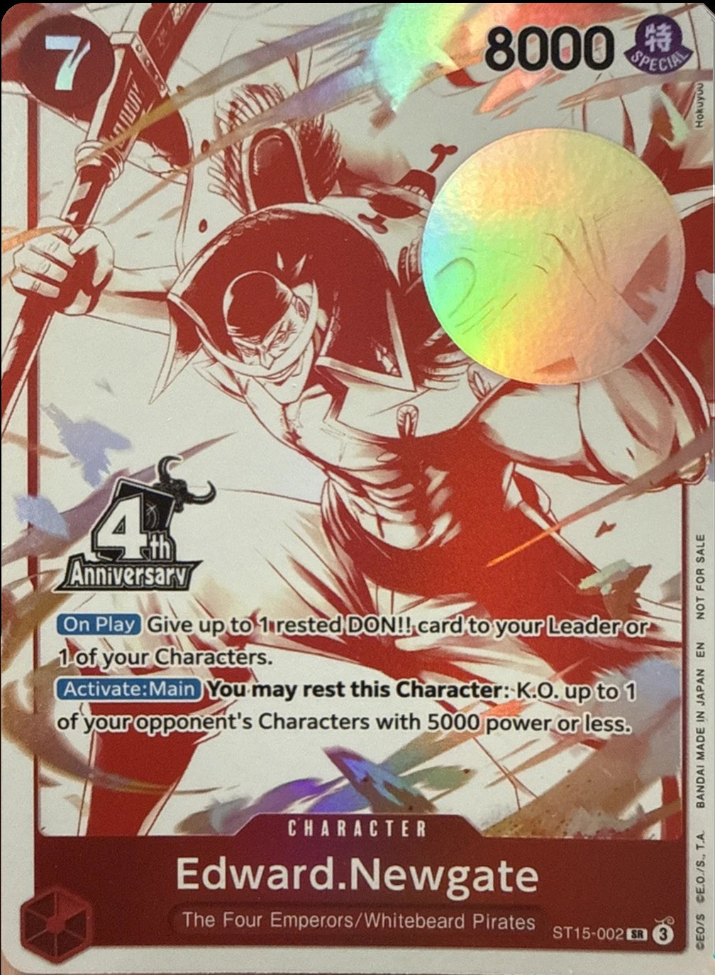 Edward.Newgate (4th Anniversary Treasure Campaign Pack) (ST15-002) (OP-PR)